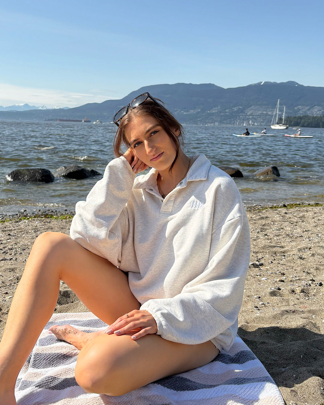 The Coastal Collared Sweatshirt