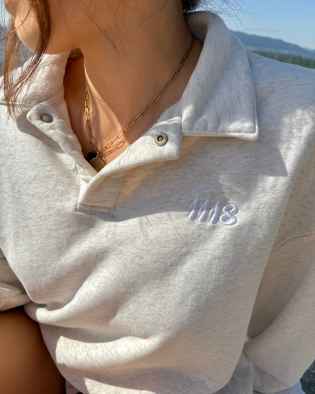 The Coastal Collared Sweatshirt